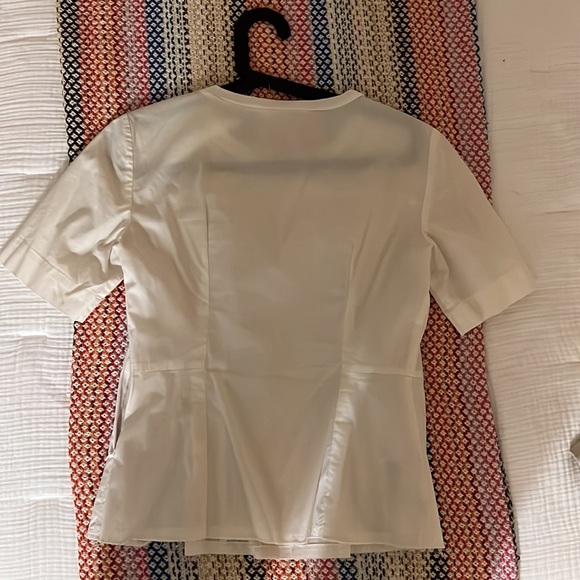 Rebecca Taylor white peplum blouse - Picture 4 of 4